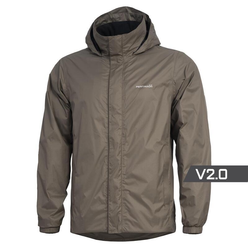 Дощова куртка Pentagon ATLANTIC V2.0 RAIN JACKET K07022 Medium, RAL7013 (Олива)