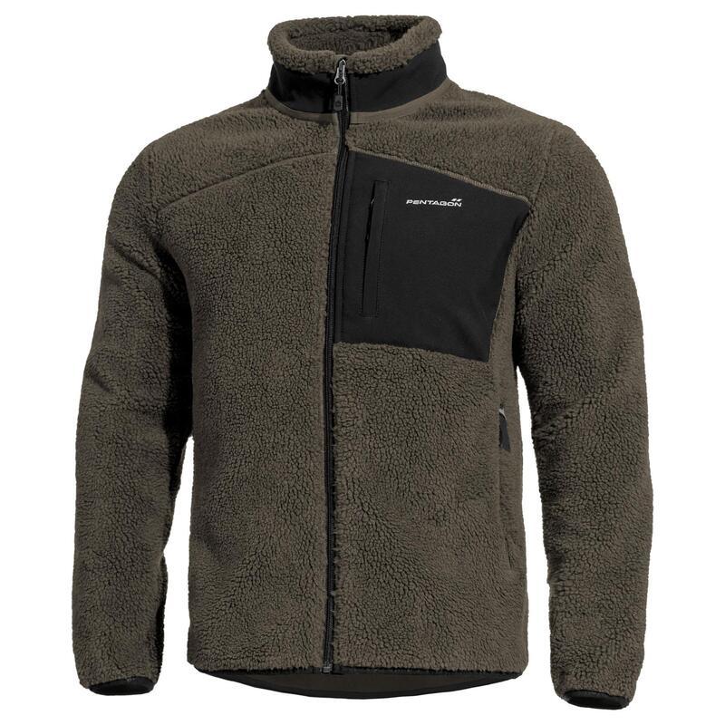 Надзвичайно тепла фліска Pentagon SUMMIT SHERPA FLEECE K08063 Large, RAL7013 (Олива)