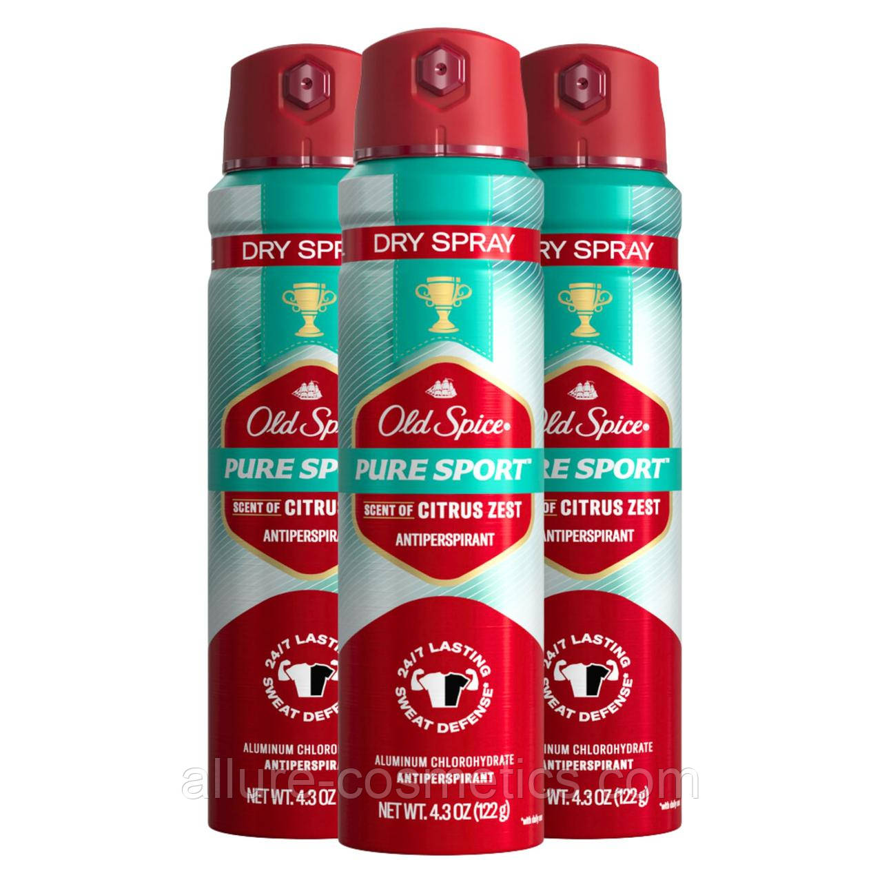 Дезодорант спрей Old Spice Body Spray Deodorant Pure Sport (США) 122g