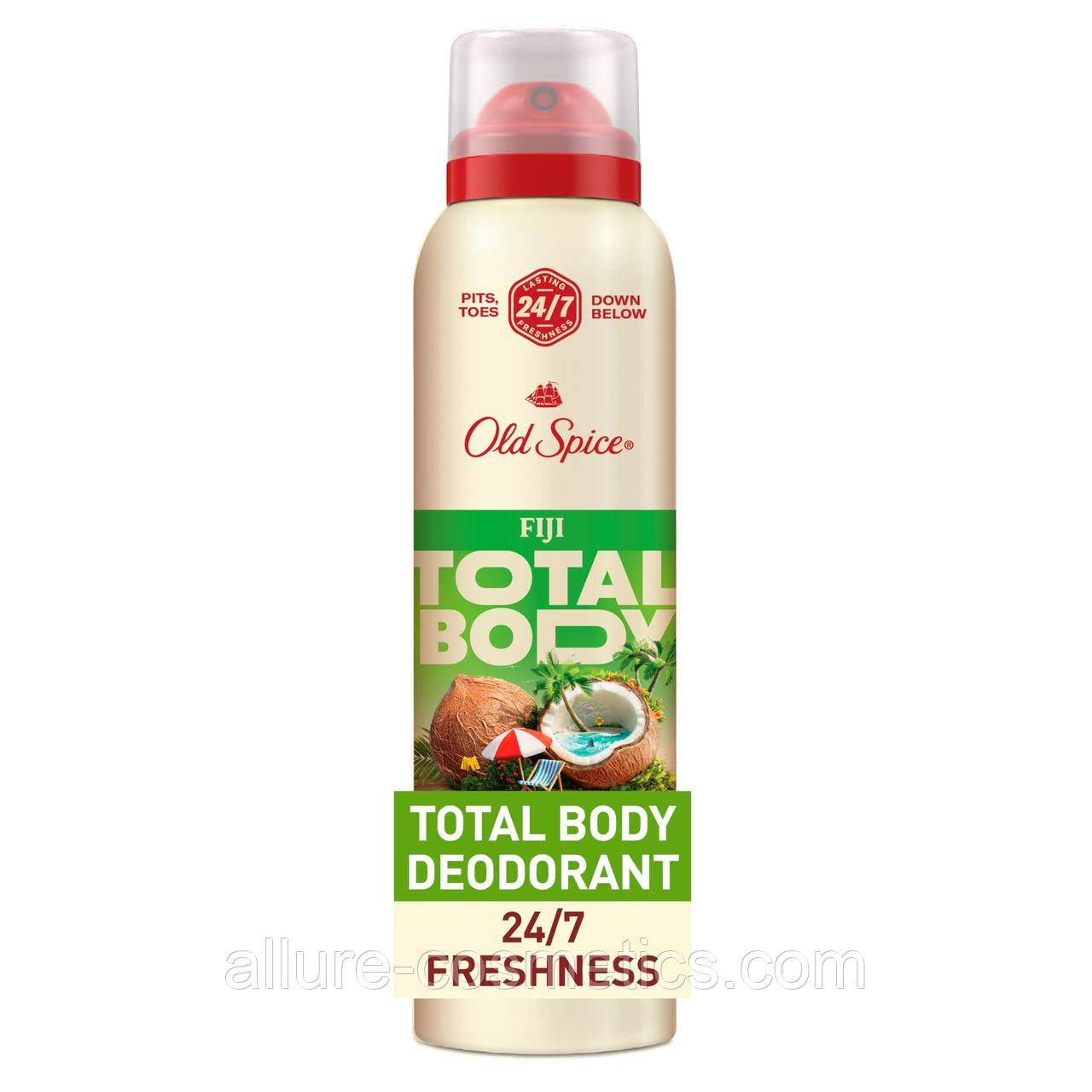 Дезодорант для всього тіла Old Spice Gentleman's Total Body Spray Deodorant FIJI 99g (США), фото 1