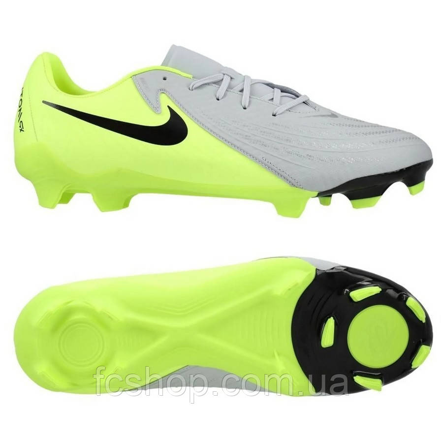 Футбольні бутси Nike Phantom GX II Academy FG/MG FD6723-003, Неоновий, Розмір (EU) — 40