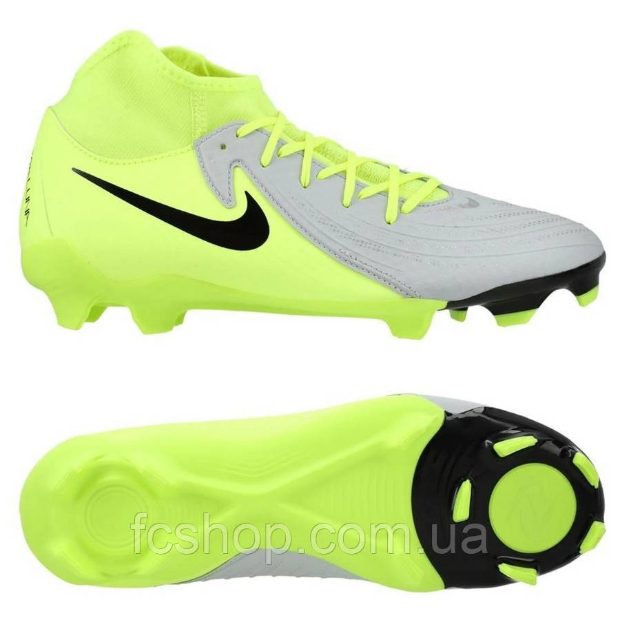 Футбольні бутси Nike Phantom Luna 2 Academy MG High FD6725-003, Неоновий, Розмір (EU) — 42.5, фото 1