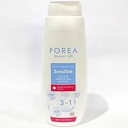 Forea Shower Gel Sensitive – Гель для душу 3 в 1 для чутливої шкіри 750 мл