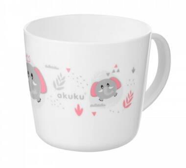 Чашка дитяча пластикова Слонік 250ml, в пак. 12*14см, ТМ AKUKU, Польща