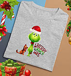 Новорічна термонаклейка на одяг "Грінч", фото 2