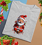 Новорічна термонаклейка на одяг "Санта Клаус", фото 2