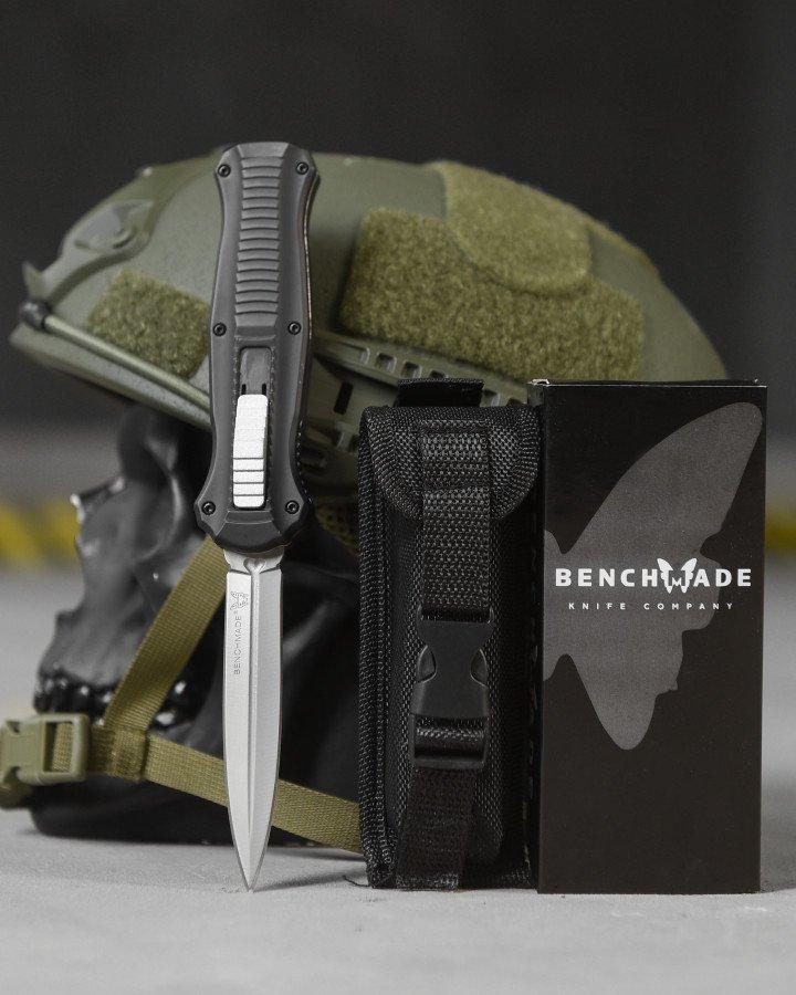 Ніж викидний універсальний Benchmade mat Чорний