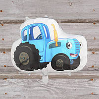 Фольгована повітряна куля фігура Трактор синій 63х61 см Китай