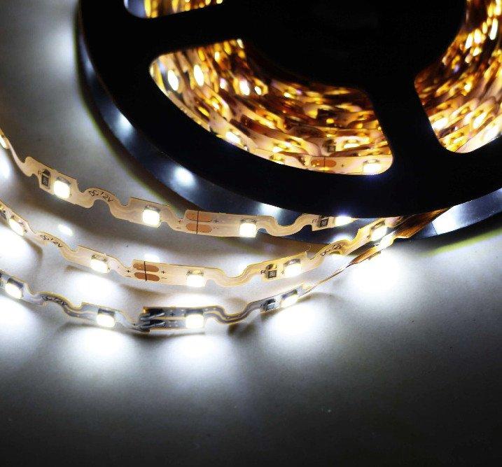 Світлодіодна стрічка UkrLed S-Type SMD2835 72d/m IP33 CW (20928)