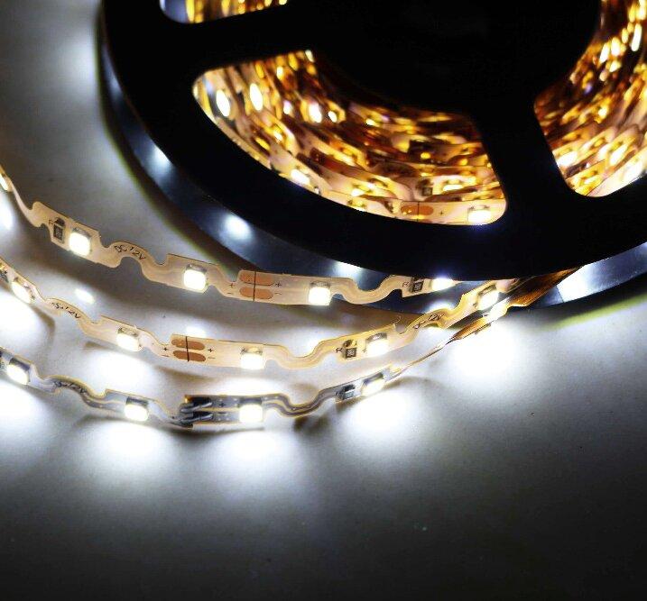 Світлодіодна стрічка UkrLed S-Type SMD2835 72d/m IP33 (NW) (21063)