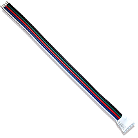 Кабель-конектор RGBW SMD гніздо-дрот (21087)