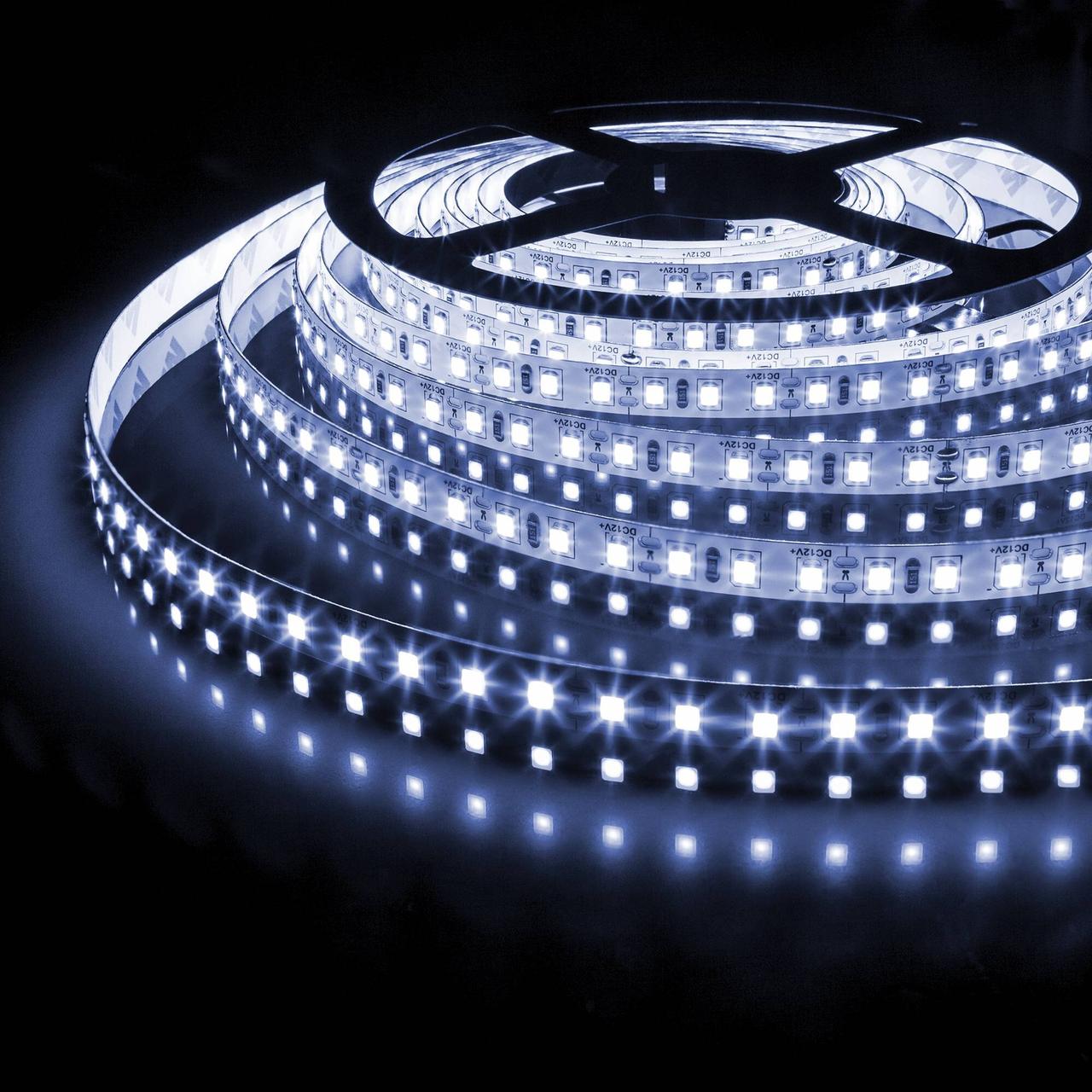 Світлодіодна стрічка UkrLed SMD 2835 120 шт./м IP33 Холодний Білий (15000К) (21096 201r)