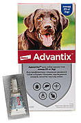Адвантікс для собак 25 - 40 кг Advantix краплі від бліх і кліщів, 1 піпетка