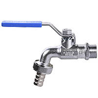 Кран для поливу ARCO кульовий 1/2″ 0413 NANO AntiLime довга ручка