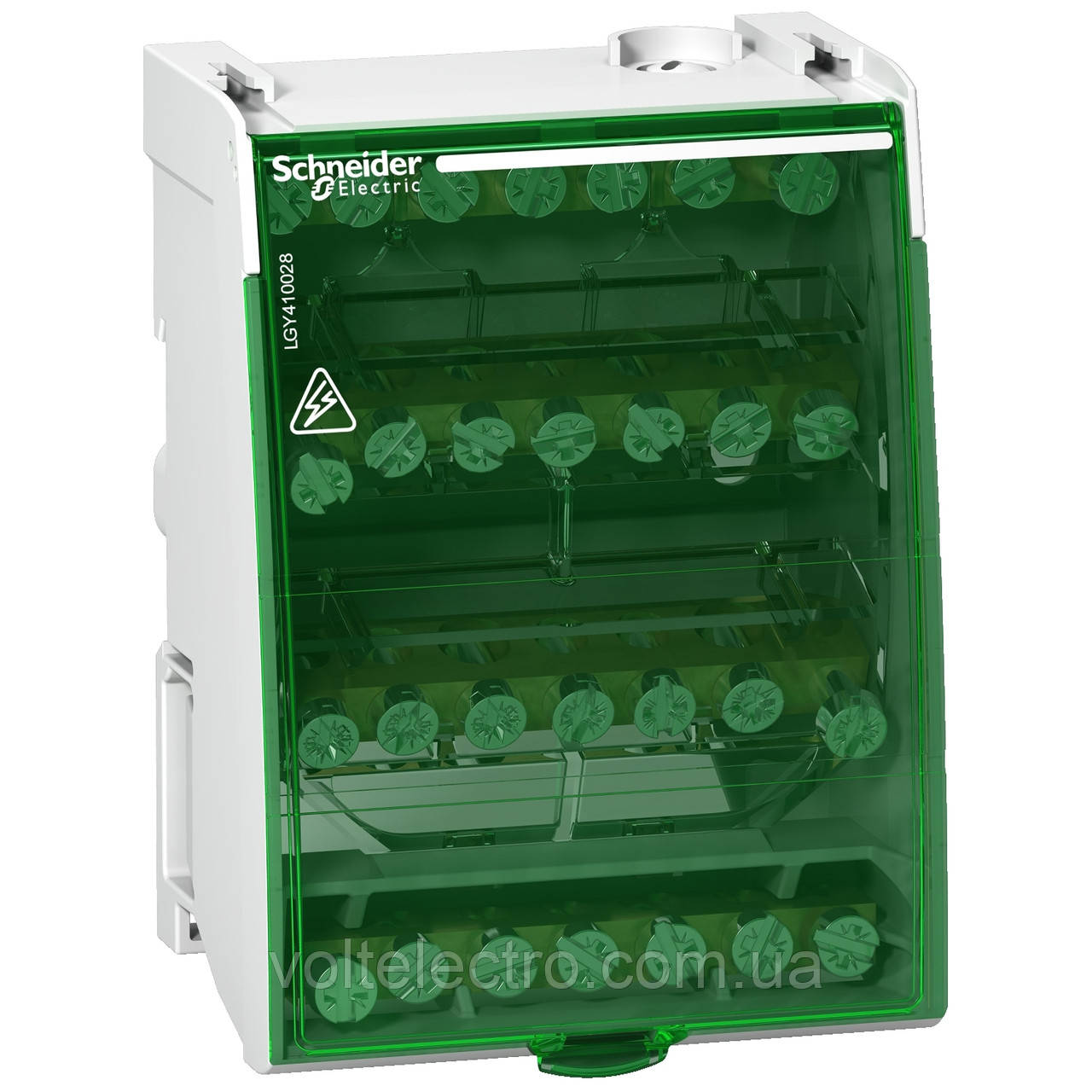 Блок розподільний Linergy DS, 4п, 100А, Schneider Electric LGY410028