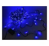 Гірлянда вулична STARLIGHT лінійна синій 380LED IP44 чорний 40м SV227, фото 5