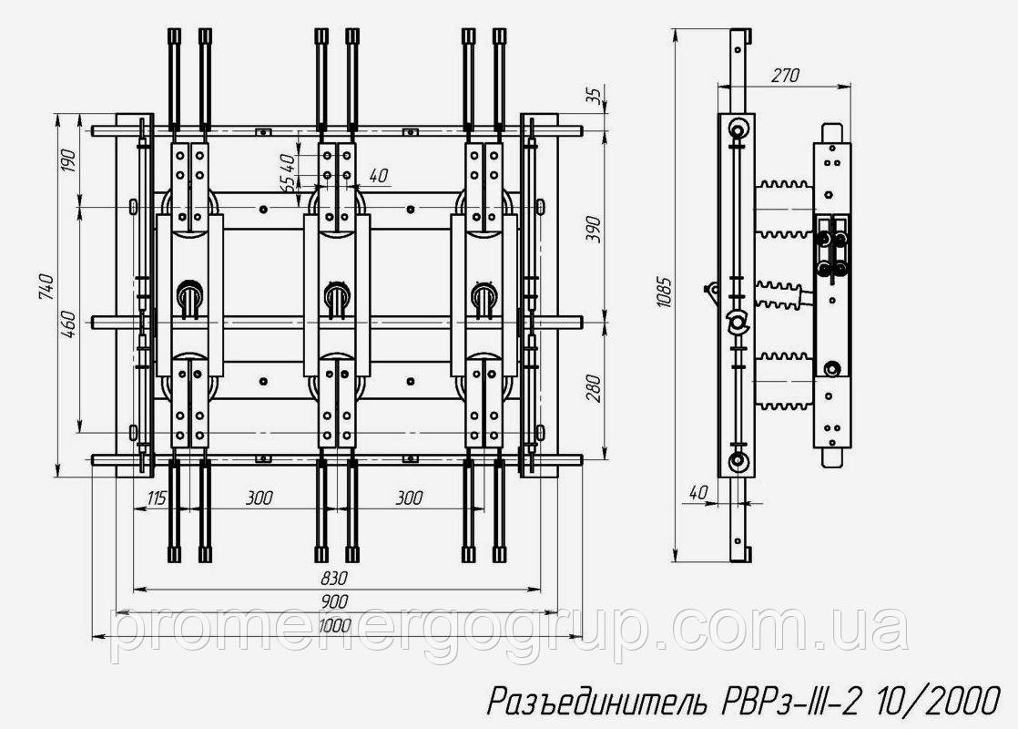 Разъединитель РВР-10/2000 - фото 7 - id-p40303700