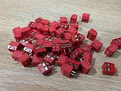 Клемна колодка KF301-2P під пайку Червона