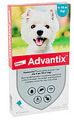 Адвантікс для собак 4 - 10 кг Advantix краплі від бліх і кліщів, 4 піпетки