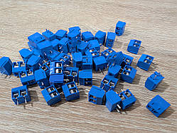 Клемна колодка KF301-2P під пайку Синя