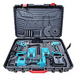 Набір акумуляторних інструментів Grand № 3 PROF (МШУ-20BL/PRO+ДА-20/13UBL+АГ-800UBL), фото 6