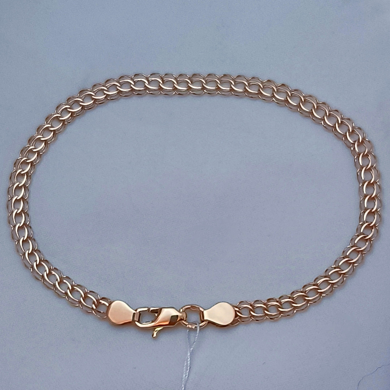 Золотий браслет кардинал з червоного золота 585 проби