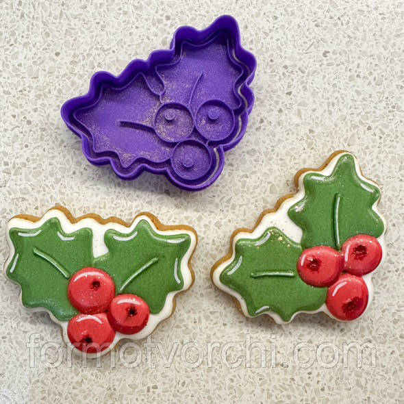 3D формочки-вирубки для пряників "Різдвяна квітка"