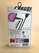 Кабель Usb Micro USB 4you Dnister 2.4A 2m black, фото 4