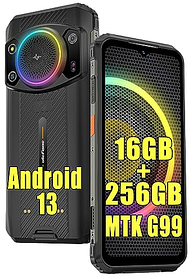Захищений смартфон Ulefone Armor 21 Black 8/256 GB 9600 мА·год Helio G99
