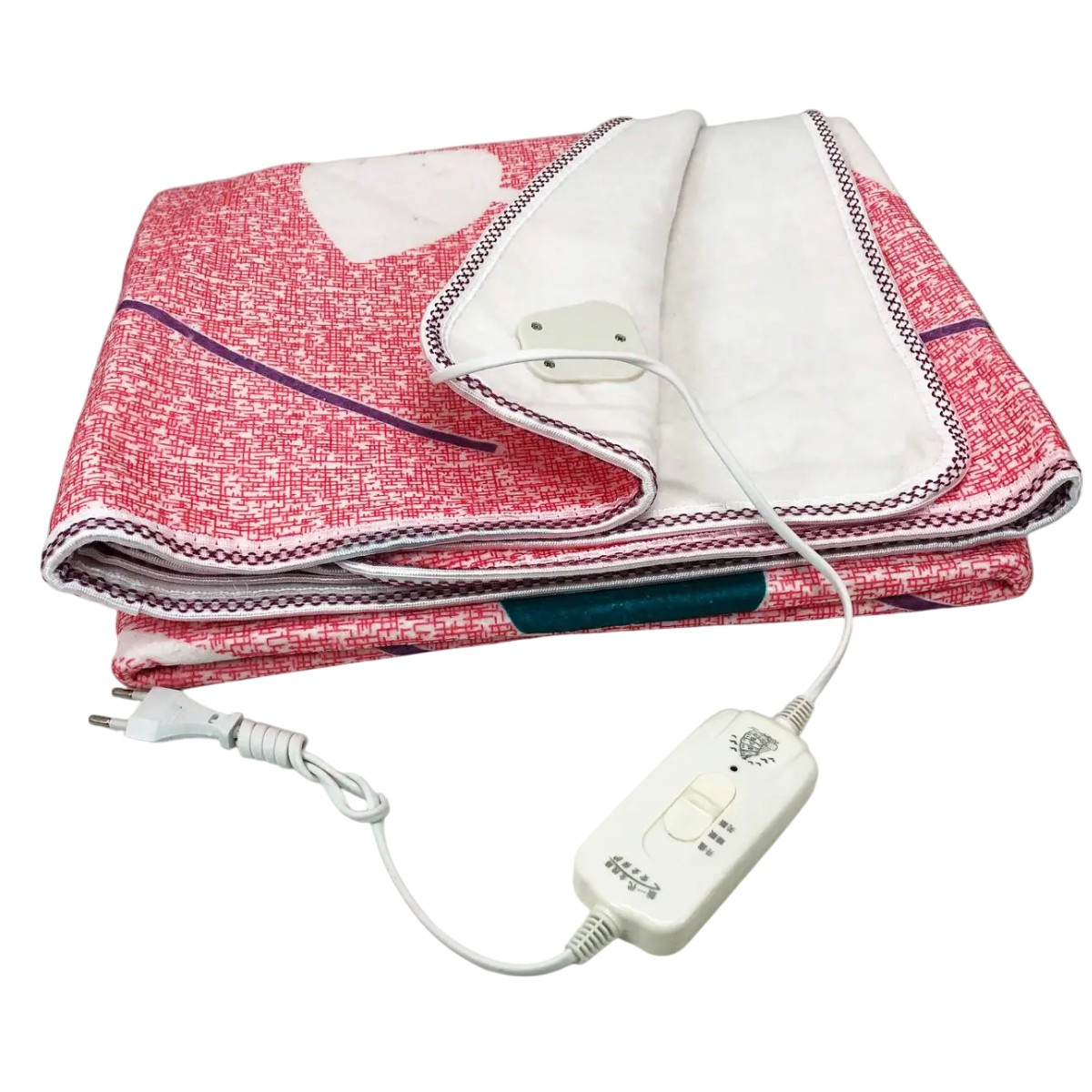 Електропростирадло Electric Blanket 120 x 150 см Сердечка (7418)