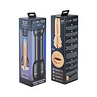 Мастурбатор ротик Kiiroo Feel Mouth з інтерактивною насадкою для мінету PowerBlow Combo Set