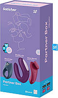 Набір вібраторів для пар Satisfyer Partner Box 3 Double Joy, Sexy Secret, Royal One