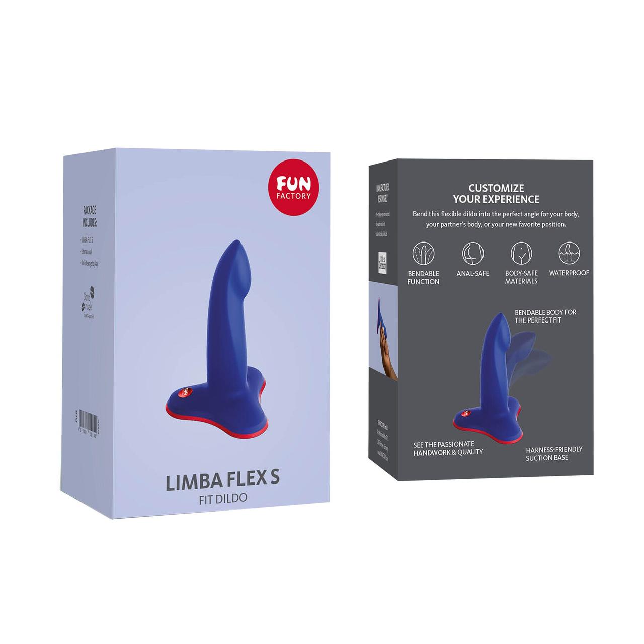 Силіконовий фалоімітатор із гнучким стрижнем Fun Factory Limba Flex S