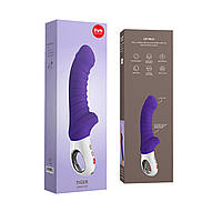 Силіконовий ребристий вібратор для точки G Fun Factory Tiger Violet