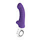 Силіконовий ребристий вібратор для точки G Fun Factory Tiger Violet, фото 5