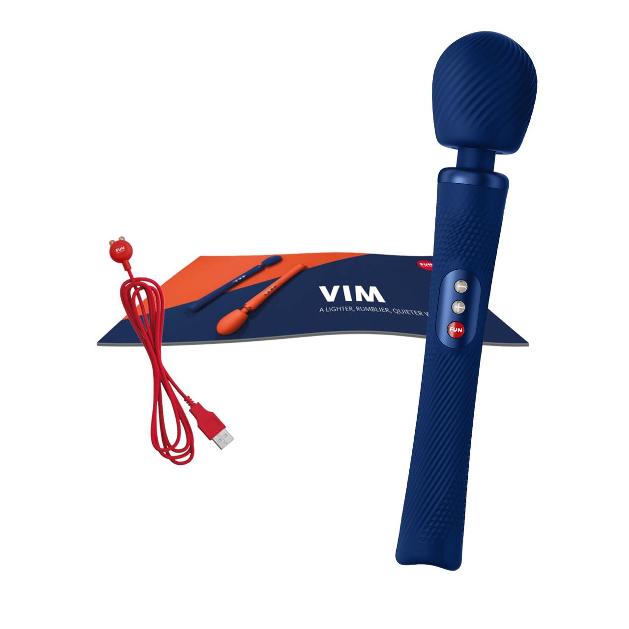 Вандмасажер Fun Factory Vim Vibrating Wand Midnight Blue, фото 1