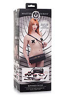 БДСМ набір із компактною сумкою Master Series: Bow Luxury BDSM Set With Travel Bag