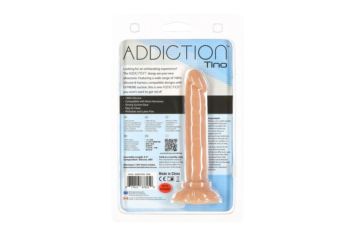 Анальний фалоімітатор Addiction Tino Silicone Dildo 13,3 см