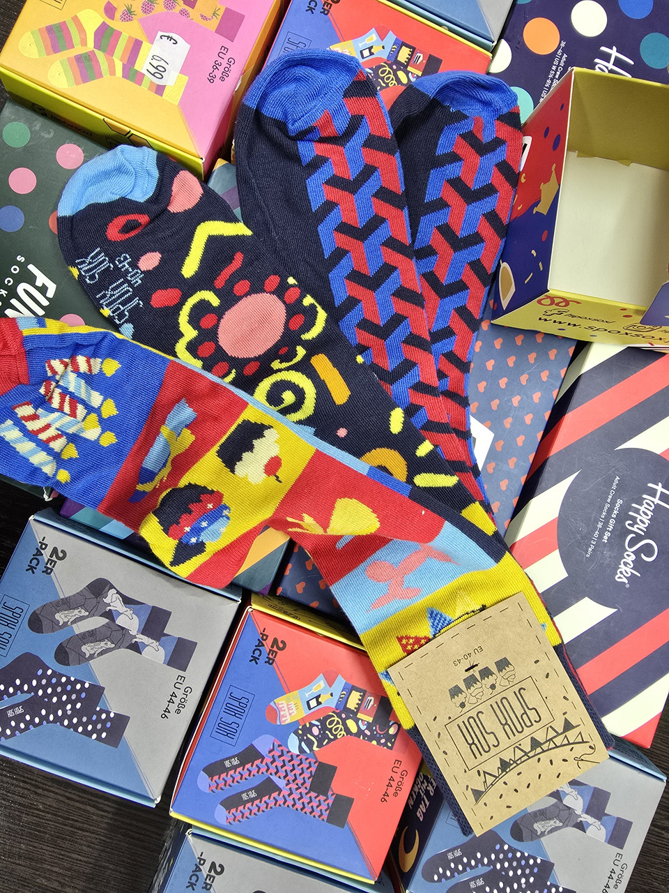 Happysocks носки Швеція, 40-43. 2 пари