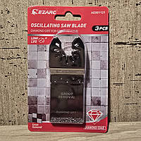 3 ШТ. Насадка алмазна, пильне полотно для мультитула, реноватора, осцилюючий багатофункціональний інструмент.