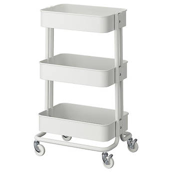 Візок IKEA RÅSKOG 35x45x77 см Білий 305.867.83