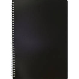 Зошит Buromax Classic А4 у клітинку 80 аркушів Чорний (BM.2446-001) - оригінал