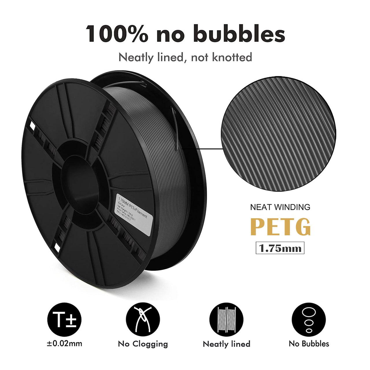 VVM Filament PETG 100% no bubbles