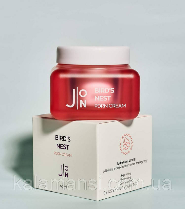 Крем для обличча з ластівчиним гніздом і полінуклеотидами J:ON Bird’s Nest PDRN Cream 50мл