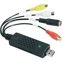 Зовнішня карта відеозахоплення Card USB 2.0 Black аудіо конвертор захоплення