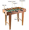 Дитяча настільна гра Футбол Підлоговий соккер Забий гол 18 фігурок м'ячі Лічильне табло Розвага для сім'ї, фото 5