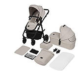 Універсальна коляска 2 в 1 Lionelo AMBER PLUS BEIGE SAND, фото 4