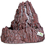 Декорація фонтан Terrario Volcano Fountain 22x23x21см (232321), фото 8