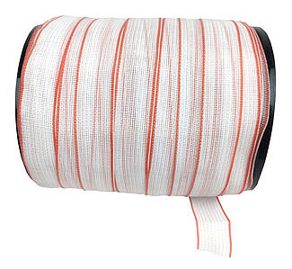 Стрічка для електропастуха 40 мм, 10×0.15mm, 200м