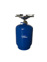 Газовий балон з пальником VMF-BALLON : 12 л, газ: пропан-бутан, тиск 3 бари, має ідеальне полум'я